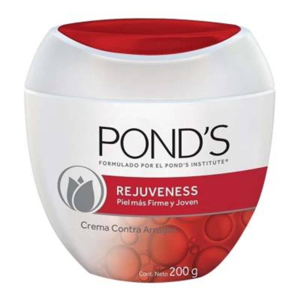 Ponds Crema Facial Antiarrugas Rejuveness Piel Firme y Joven 200 g