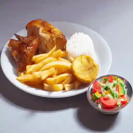 Bandeja con Pollo