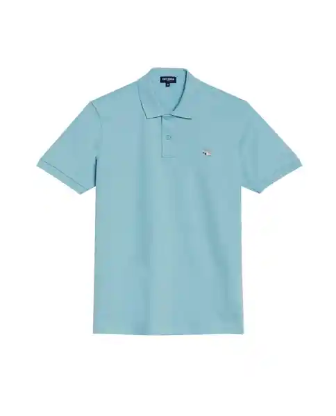 Camiseta Polo Muscle Masculino Azul Cameo Medio L Chevignon