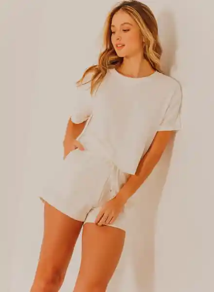 Short Mujer Ivory Talla 14 People