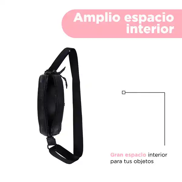 Bolso Crossbody Negro Serie Miniso