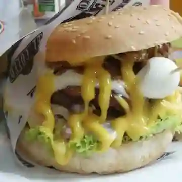 Hamburguesa Estación Pollo y Champiñón