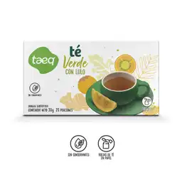 Taeq Té Verde Sabor a Lulo 