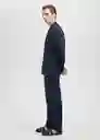 Pantalón Amalfi Navy Talla 40 Hombre Mango