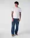 Camiseta Hombre Blanco Talla M 842G006_BLA110601 Americanino