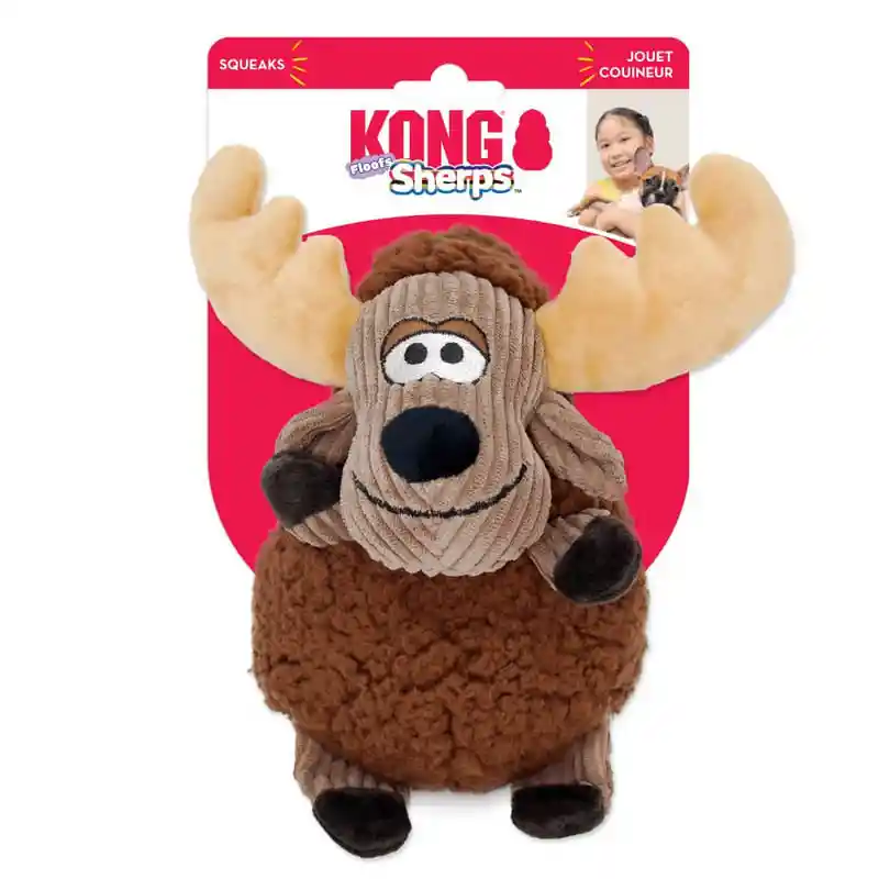 Kong Sherps Peluche  Floofs Moose Medium