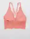 Bralette Aerie Rosado Talla Large American Eagle 16983253