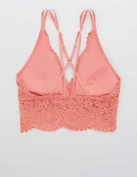 Bralette Aerie Rosado Talla Large American Eagle 16983253