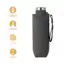 Botella Plástico de Silicona Portátil de Silver Grey Gris Miniso