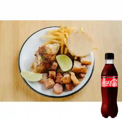 Combo Mini Pochicho + Coca-Cola Sin Azúcar 350 ml