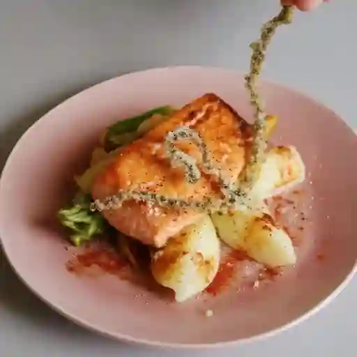 Salmon A La Plancha