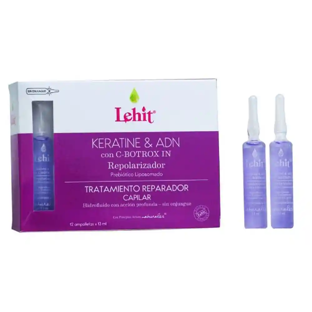 Lehit Ampolla Keratina y Adn C Botrox 13 mL