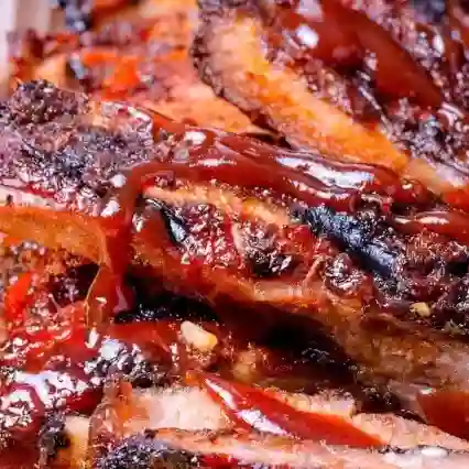 Costillas bbq ahumadas