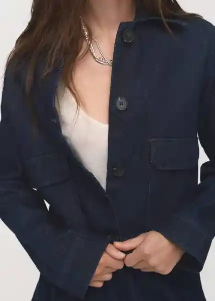 Chaqueta Cazadora Sabri Tejano Soft Talla S Mujer Mango
