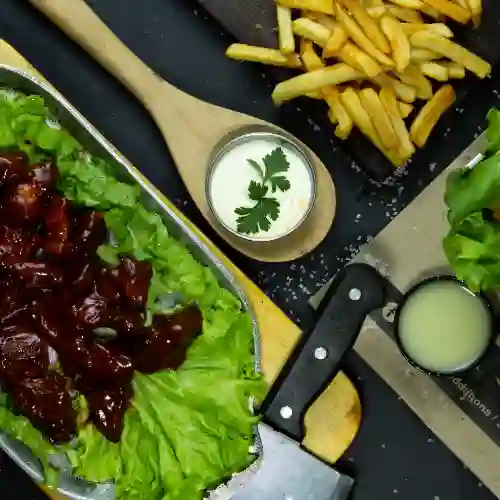 Costillas bbq 250 gr