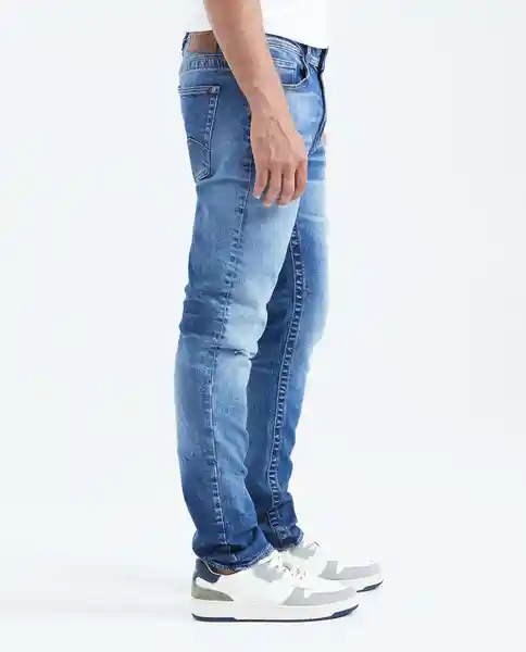 Jean Slim Fit - Famous Azul Francés Medio 34/32 Chevignon