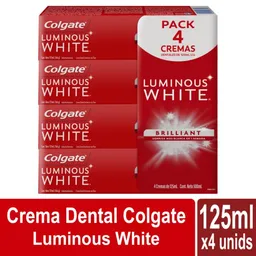 Colgate Pack Crema Dental Luminous White Brilliant