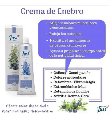 Crema De Enebro (juniper) Just - 96 G