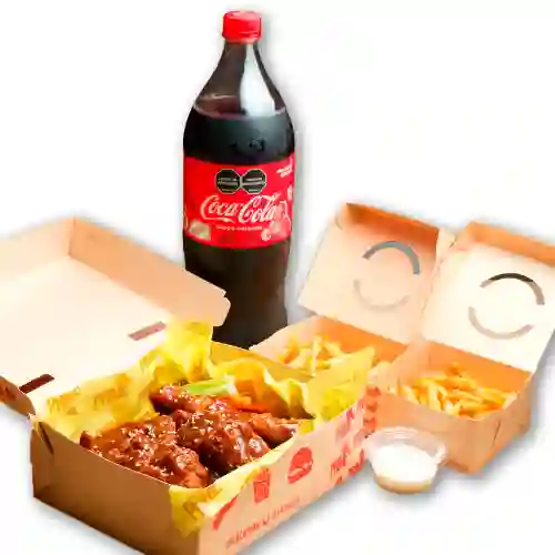 Alitas X16 + 2Papas + Gaseosa 1.5