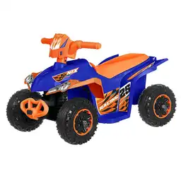 Loko Moto Quad Toys de 4 Ruedas Con Bateria 6V Mar Naranja/Azul