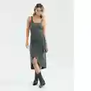 Vestido Midi Wrap Verde Andes Ultraoscuro Talla L Chevignon