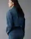 Chaqueta Mujer Azul Talla: SMALL 3664936 American Eagle