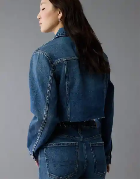 Chaqueta Mujer Azul Talla: SMALL 3664936 American Eagle