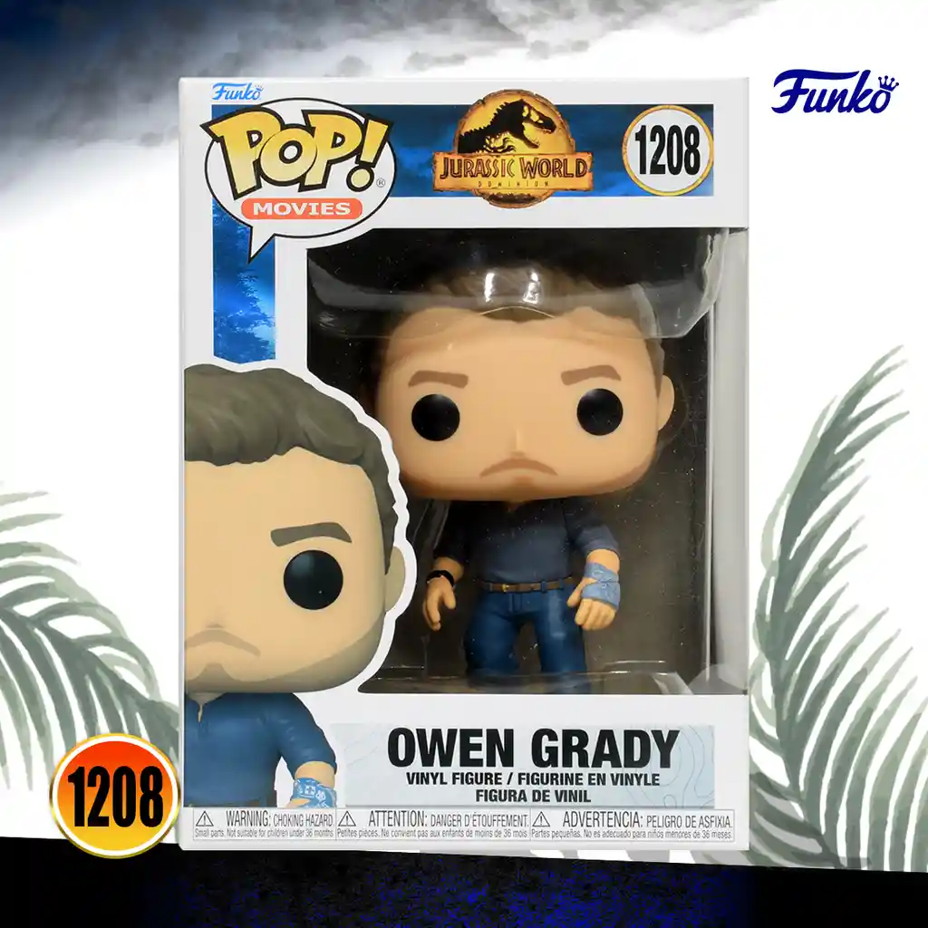 Funko Pop! Figura Colección Jurassic World Dominion Owen Grady