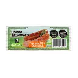 Chorizo Santarrosano Premium Colanta 