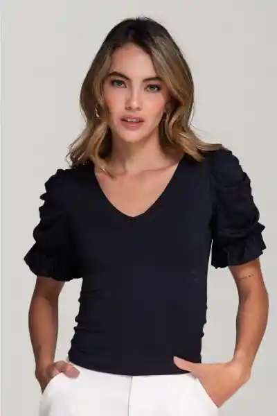 Blusa Berlin Color Negro Talla XS Ragged