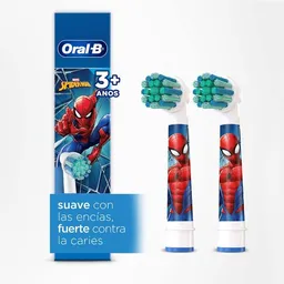 Oral-B Marvel Spider-Man Cabezales De Repuesto Para Cepillo Dental Eléctrico 2 Unidades