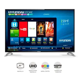 Hyundai Tv Led Uhd Smart 50 Pulgadas HYLED50104