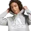 Adidas Buzo Hoodie Bl Fl de Tenis Lifestyle Hombre Gris Talla 10