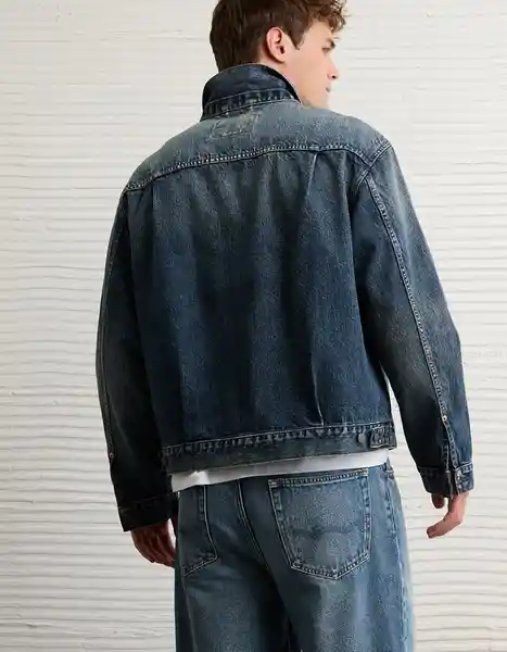 Chaqueta Hombre Azul Talla Small 1757489 American Eagle