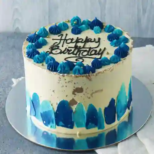 Happy Birthdaycake Azul