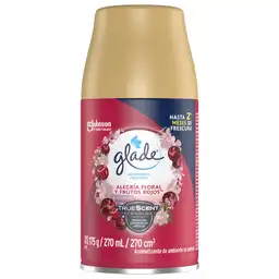 Glade Ambientador Automático en Aerosol Aroma Alegría Floral y Frutos Rojos