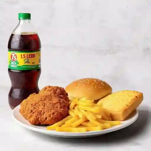 Combo de Pollo y Medio Broaster