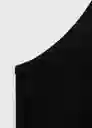 Top Duke Negro Talla M Mujer Mango
