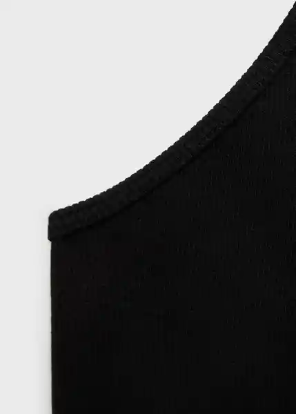 Top Duke Negro Talla M Mujer Mango