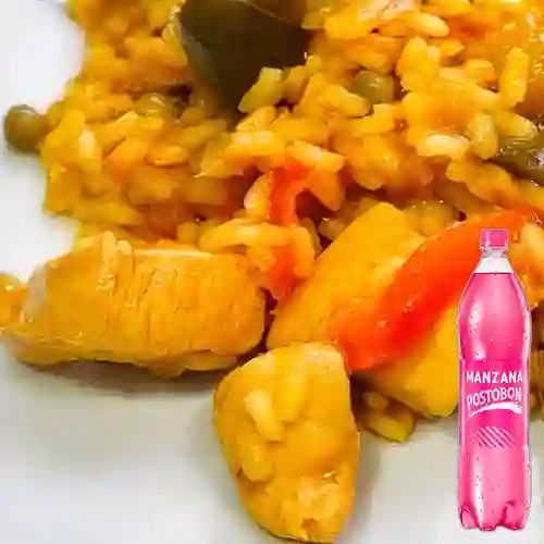 Arroz Campesino Italiano 4 Pers. + Postobón Manzana 1.5l