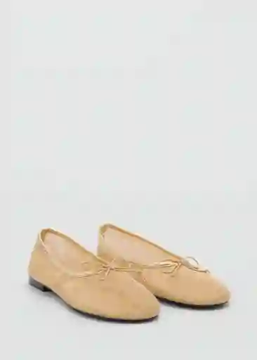 Zapatos Amelia1 Oro Talla 40 Mujer Mango
