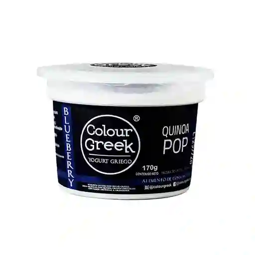 Colour Greek Yogurt Griego Sabor a Blueberry con Quinoa