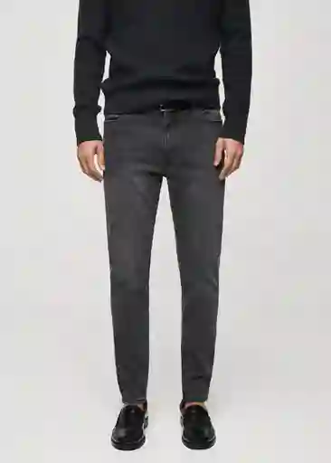 Jean Jude Tejano Gris Oscuro Talla 38 Hombre Mango
