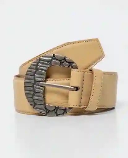 Cinturón Boho Caqui Fango Medio Talla M Chevignon