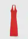 Vestido Shiffer Rojo Talla L Mujer Mango