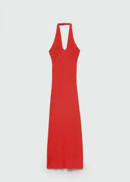 Vestido Shiffer Rojo Talla L Mujer Mango