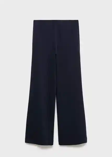 Pantalón Picol Navy Talla S Mujer Mango
