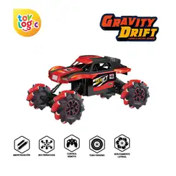 Toy Logic Carro Radio Control Skid Dancer Rojo