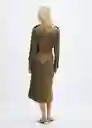 Vestido Jana Khaki Talla L Mujer Mango