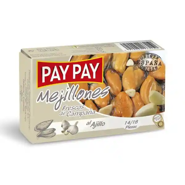 Pay Pay Mejillón Mejillones Al Ajillo